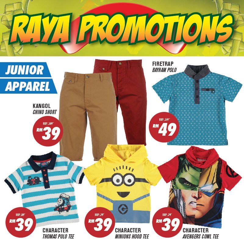 sportsdirectmy's tweet photo. RAYA is next week
Catch our Raya offers in a store nearby
Offer ends 10th of July 2016
#SportsDirectMsia #RayaPromo https://t.co/BuaEhI3McS