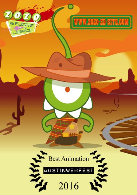 ZOZO_WebSerie's tweet photo. Best Animation pour ZOZO au Austin WebFest 2016 !!!
https://t.co/VcPkTcxsoT
#Zozo #Ausin #AustinWebFest #Webserie https://t.co/2vDp6QZciP