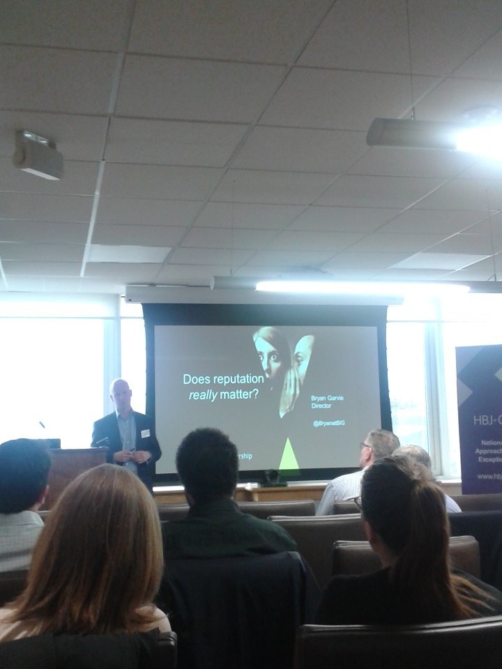 SericSystems's tweet photo. Bryan Garvie @BigPartnership does reputation really matter? #Cybersecurity @Aon_plc @HBJ_Gateley #secure https://t.co/GNnjgoZZxt