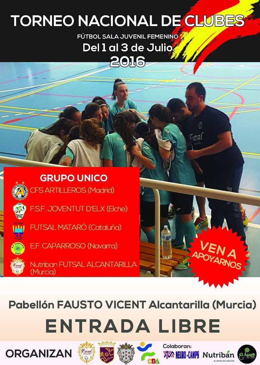 LBTLFutsal's tweet photo. Menos de 48 horas para el Torneo Nacional Juvenil!! Te esperamos!!! https://t.co/q1w7Mw0MC0