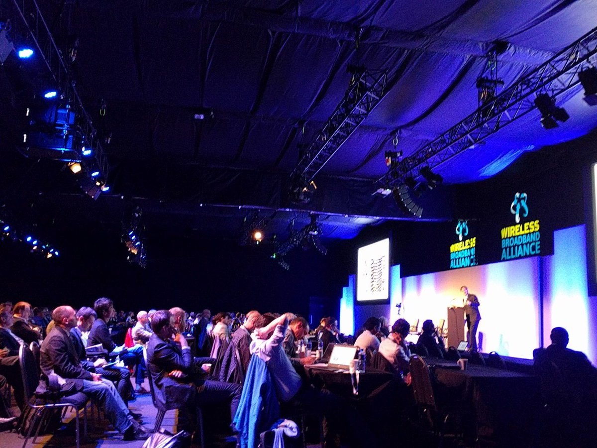 trondw's tweet photo. Going on next at the Wireless Broadband Alliance conference in Liverpool, UK. #WiFiRocks https://t.co/UtThffbDln