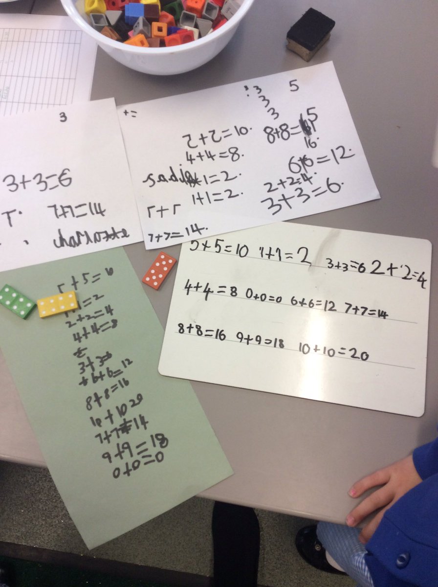 We had a great time sharing our doubles learning with our grown ups. Very proud teachers :)