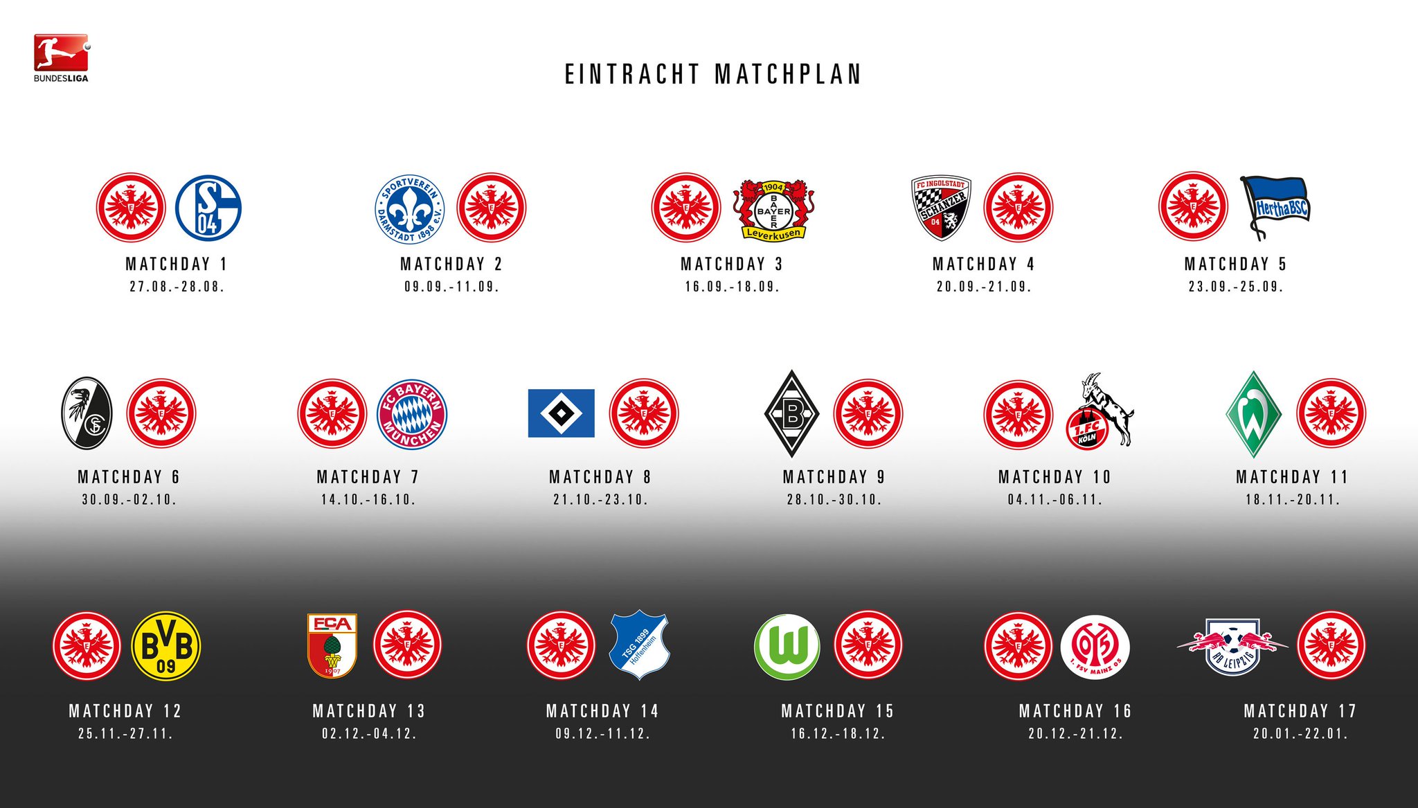 Eintracht Frankfurt Spielplan