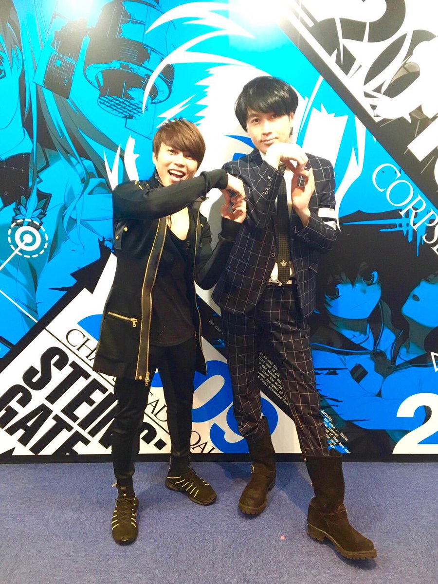 志倉千代丸 Pa Twitter Tmr西川さんと某作品の某番組を収録しましたよ ๑ ᴗ ๑ ノ 某豪華声優さんもゲストに来ていただきました 告知解禁前なのでまだ何の番組か言えないんですが 二人でbのマークも作りました Bプロ 都内某所