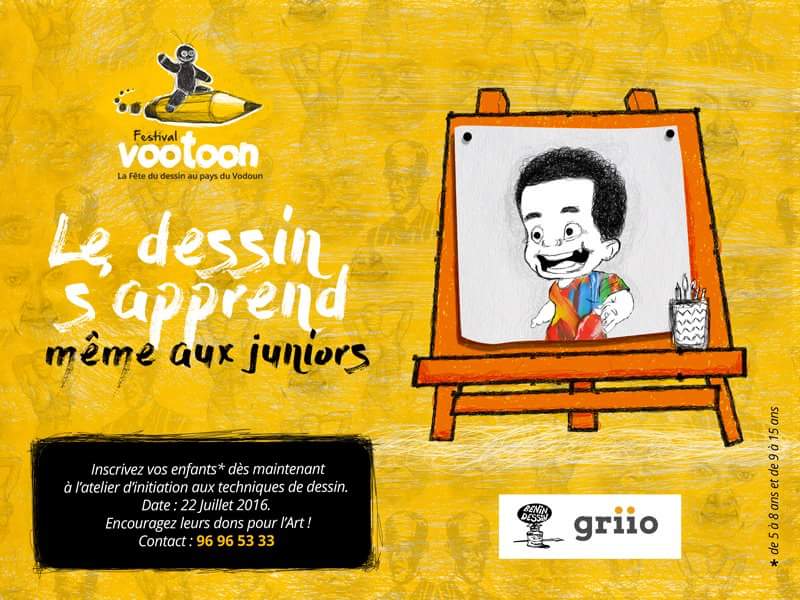 VootoonFestival's tweet image. A Vootoon Festival le dessin s'apprend même aux juniors.Alors inscrivez les.
Likez et Partagez autour de vous