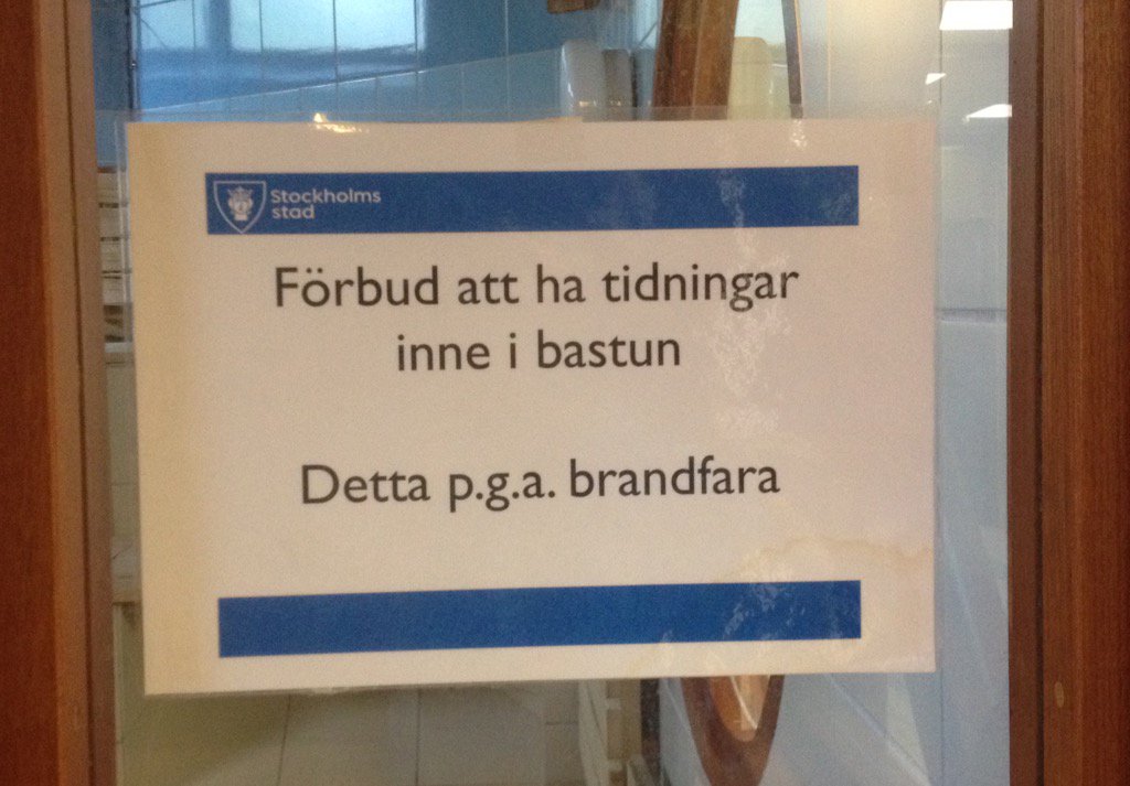 k_vuonokari's tweet photo. För de som trodde att tidningar i bastun bara var ett skämt, hälsningar från Vällingby simhall! #minsauna https://t.co/c8uU8iVeNj
