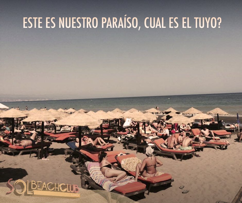 Este es nuestro paraíso, ¿cuál es el tuyo? #Solbeach #Summer