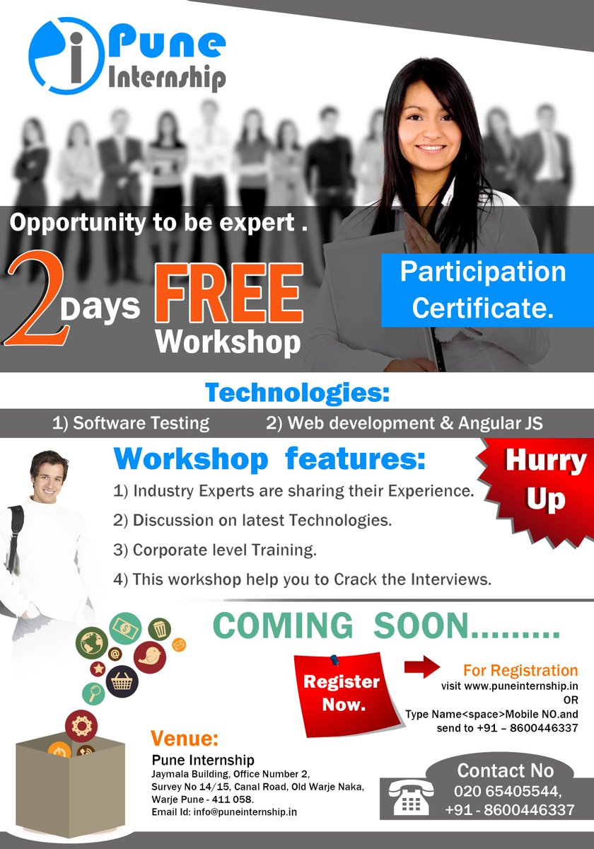 PuneInternship's tweet photo. Greetings from Pune Internship…!!  #PuneInternship #Classes

For Registration Click here: https://t.co/6Pw6xWUauw https://t.co/goZR901ZNu