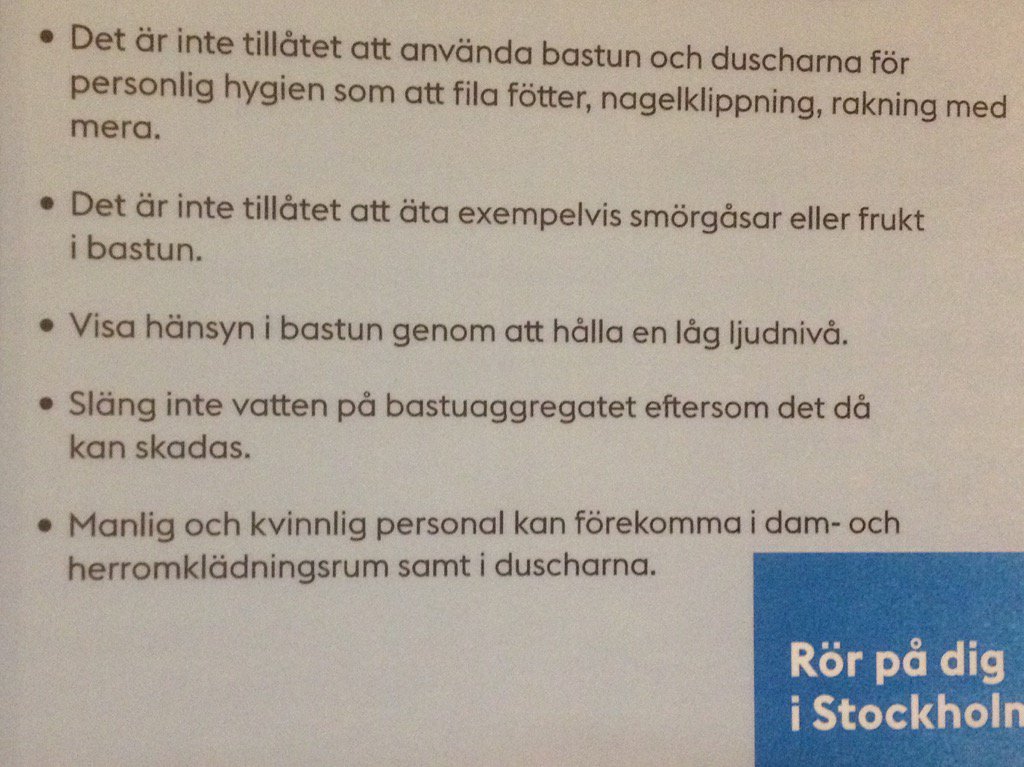 k_vuonokari's tweet photo. I Stockholms simhallar går aggregaten sönder av att kasta löyly. #minsauna eller snarare #inteminsauna? @SRSisuradio https://t.co/ACy1yZ2zsi