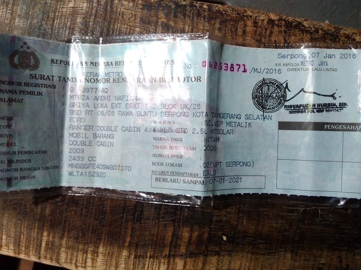 Yang merasa kehilangan stnk a.n. mirza ardhi n ..cc <a href="/PRFMnews/">Radio PRFM</a> <a href="/infojakarta/">@InfoJakarta</a> <a href="/infobandung/">infobandung</a> <a href="/infobdg/">BANDUNG ᮘᮔ᮪ᮓᮥᮀ</a> @GaleriUKMBdg