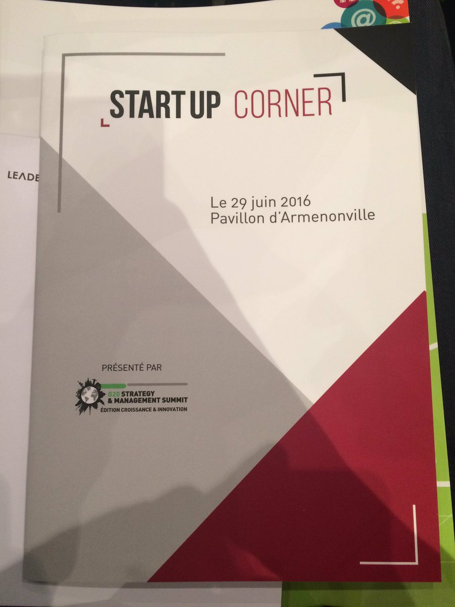 HomerezFR's tweet image. @HomeRezFR est présent au G20 Stategy &amp;amp; Management Summit @MagDecideurs #startup #startupcorner