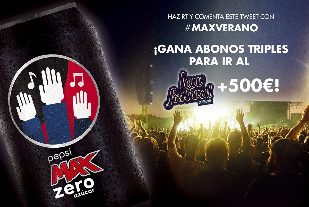 ¡Benidorm y el <a href="/LowFestival/">Low Festival</a> te esperan! Haz RT, contesta este tuit con #MAXVERANO y consigue un ABONO TRIPLE + 500€