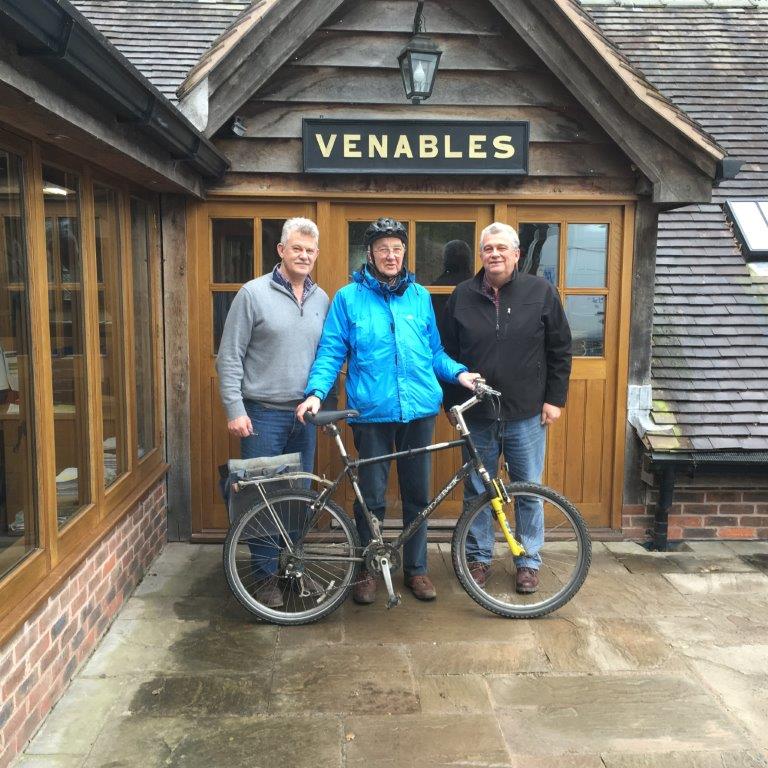 VenablesBros's tweet photo. 216 miles cycled and £10,275 raised for @dfnuk. So proud of Dad, Dick Venables, 84 #Stafford- #StDavids https://t.co/ZzWIGloGLS