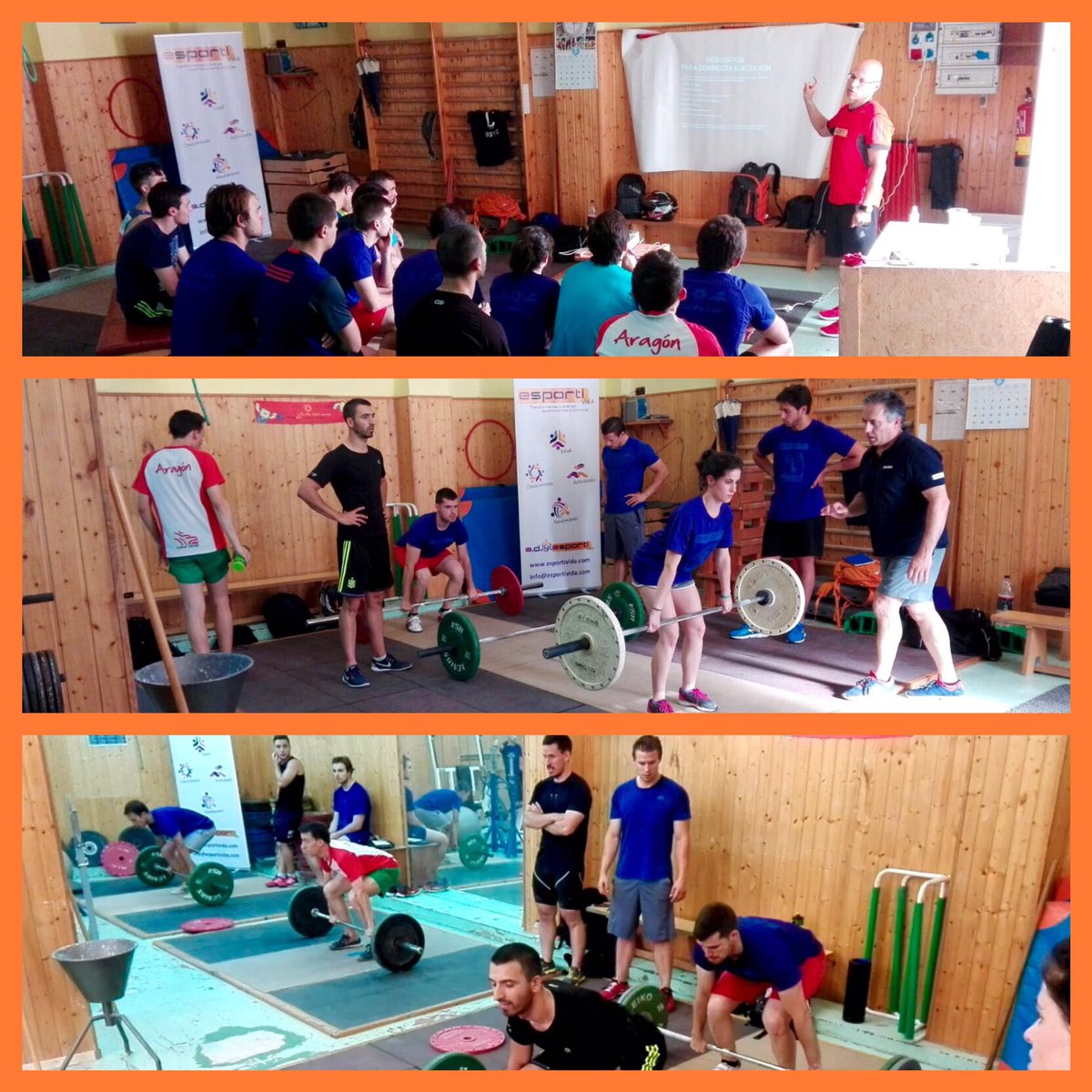 esportivida's tweet photo. Tras la formación del fin de semana, 1° entrenamiento presencial+fitness salud. Ya mejorías con un poco + de peso. https://t.co/gwOZylTYPe