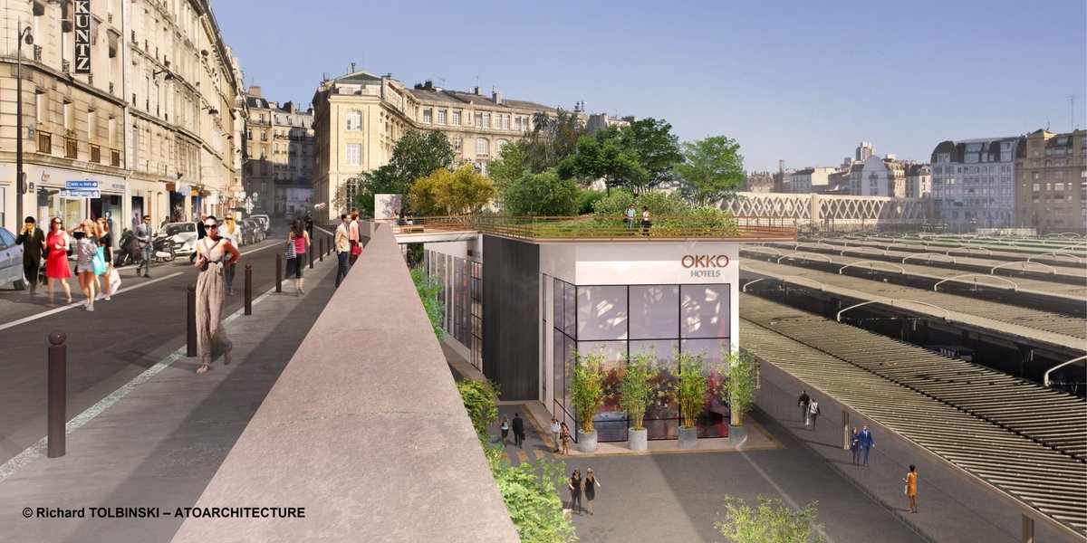 ConnectGares's tweet photo. 4⃣ La création d’un jardin public de 2600m², véritable lieu de promenade &amp; de détente pour les riverains #BalconVert https://t.co/qumpoBiONR