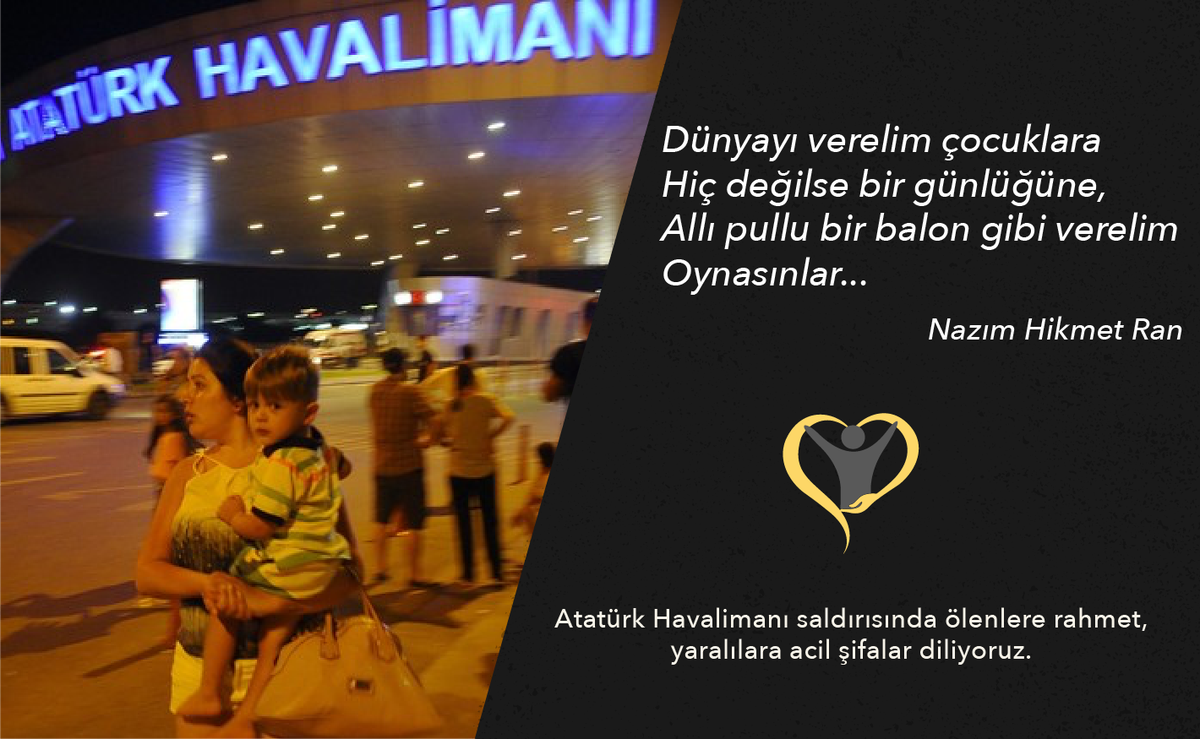 BenBuradayimYP's tweet photo. Çocukların terörden korkmadığı, ölmediği, bir dünya diliyoruz...
#GüvendeDeğiliz #atatürkhavaalanı #IstanbulAttack https://t.co/xqaG02A3Mc
