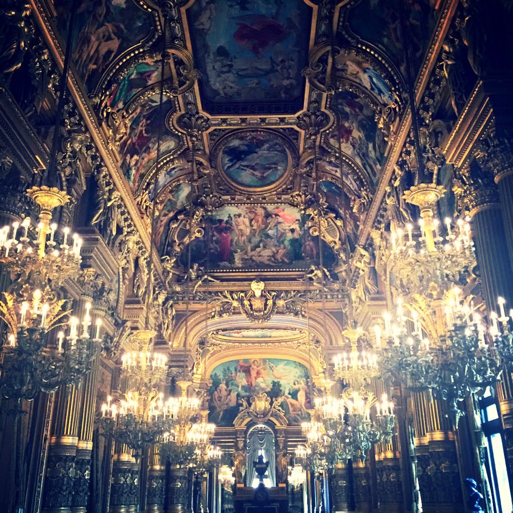 nathbren's tweet photo. Semi-Final Round of Judging in Paris. Visit of the Opera Garnier. #cybergroupstudios #iemmys #palaisgarnier https://t.co/UEdXHCk93l