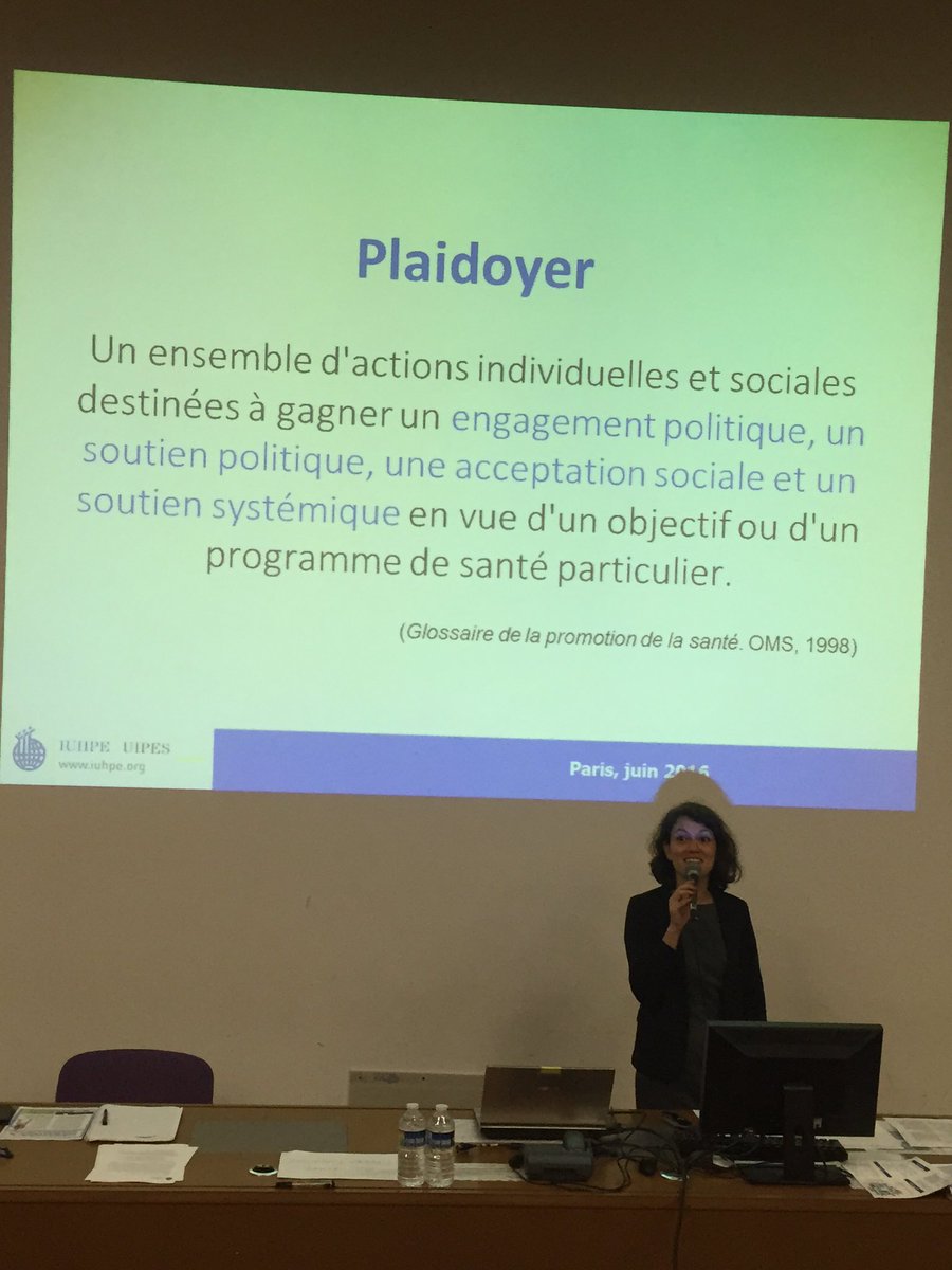 clispfr's tweet photo. Mais au fait: qu'est ce que le plaidoyer?? #JDCLISP16 #IUHPE #UIPES @ync https://t.co/LJ6MLqo6dY