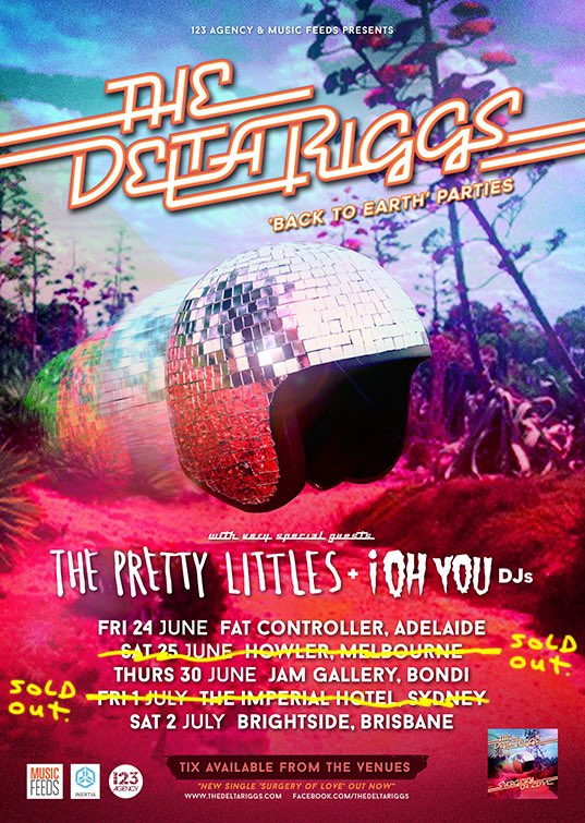 thedeltariggs's tweet photo. Get in quick Bondi &amp; Brisbane! Sydney has SOLD OUT ⚡️ Tix: https://t.co/NuyvXs2dhh https://t.co/7E6prdzAI5