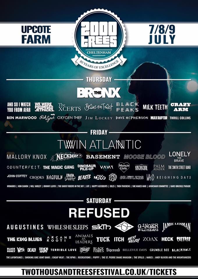 Love that <a href="/2000trees/">2000trees Festival</a> support #OrganDonation. We'll be there talking #livelifegivelife #passthebeat &amp; for the tunes!!