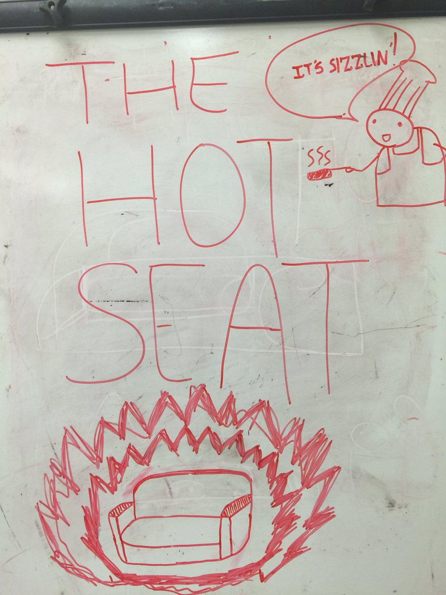 backupJohnLee's tweet photo. It's the couch where people get GRILLED. #burn #roasted #grilled #sometimesIwork #sometimesIdont https://t.co/PQ6kxF3Eql