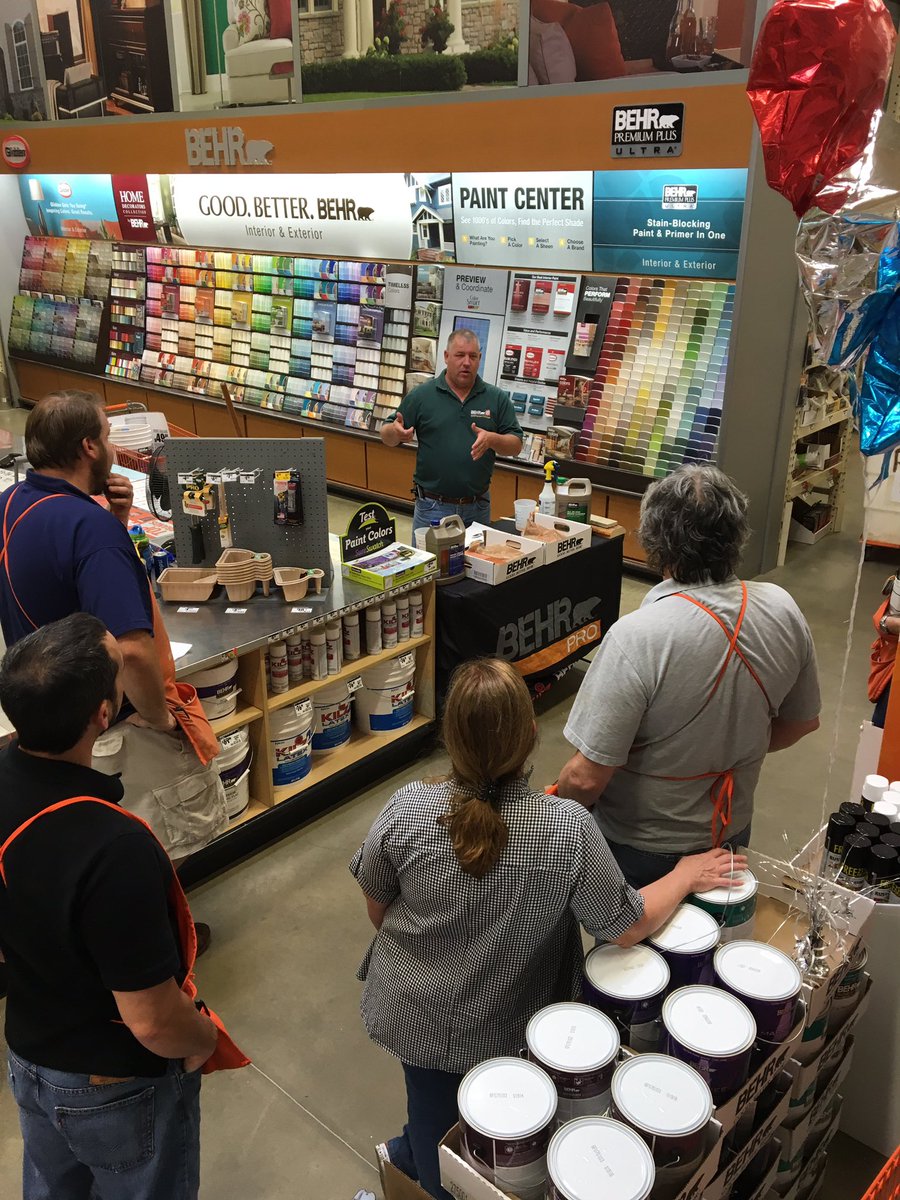 brianepplen's tweet photo. #deckprep @HD3888 world HQ of friendly people. Demo during AM meeting on Behr deck cleaners Great support.Thank you https://t.co/ySENTd0EZH