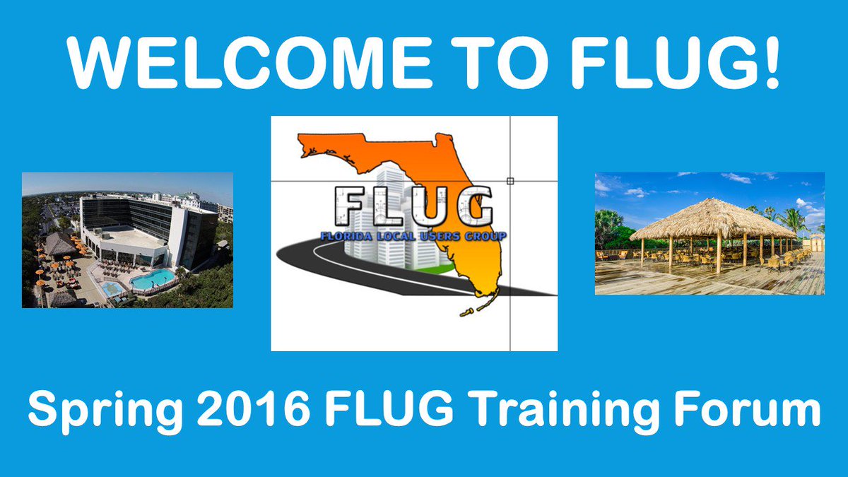 flugsite's tweet photo. Welcome to the Spring 2016 FLUG Training Event! Have an awesome day FLUG! https://t.co/zD1uLhFOSs