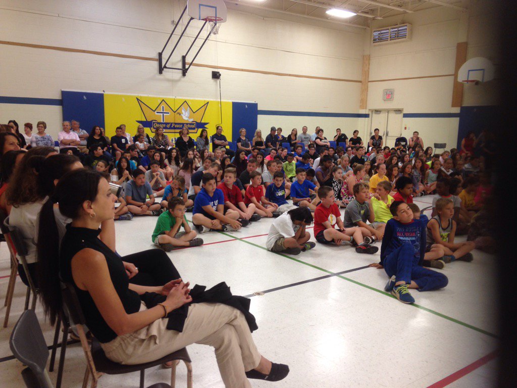 Our final school assembly is under way and what a great turn out from our school community!