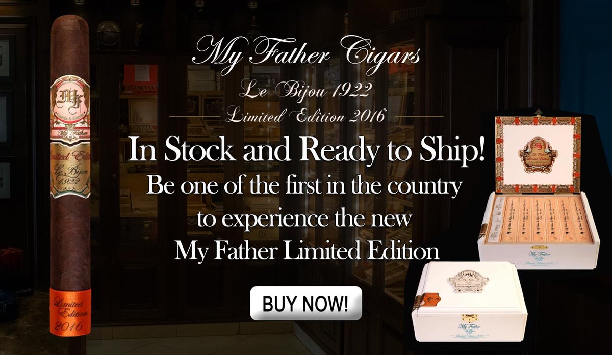 The All New My Father LE 2016 Le Bijou is in stock and ready to ship! cdmcigars.com/shop/cigars/my…