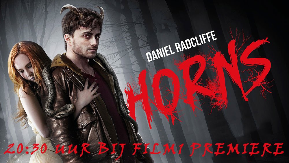 Daniel Radcliffe wordt een duivel na de moord op zijn vriendin. Vanavond in het bizarre horrordrama Horns bij Film1.