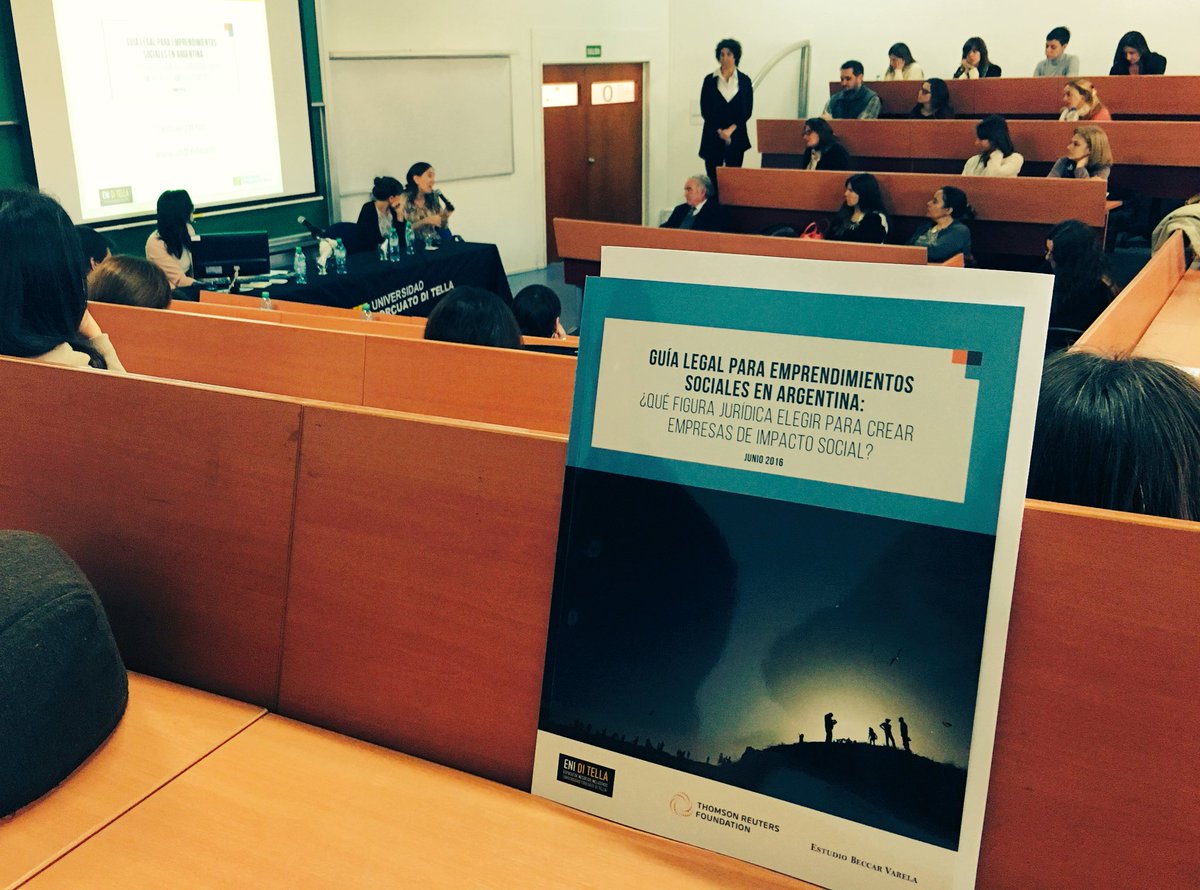 tekuoia's tweet photo. Estamos en el lanzamiento de la "Guía legal para emprendimientos sociales en Argentina." https://t.co/u8RkVE5Vwf