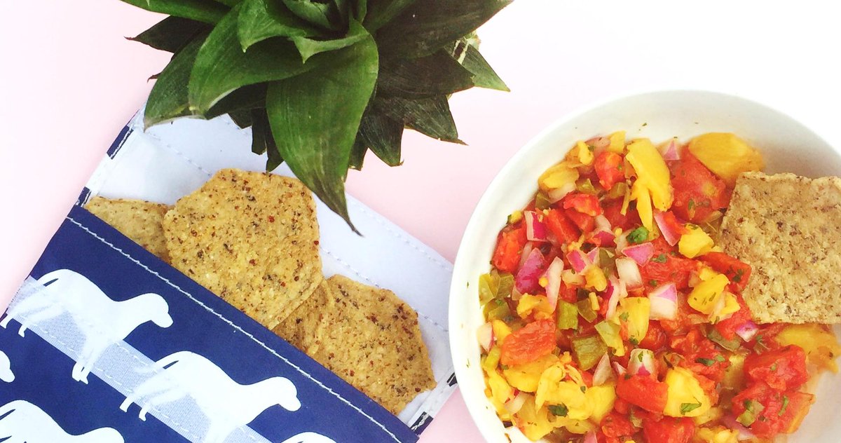 Cool off with #3GreenMom's Grilled Pineapple Summer Salsa #recipe! <a href="/LunchSkins/">Lunch Skins</a> - sot.ag/5b8Km