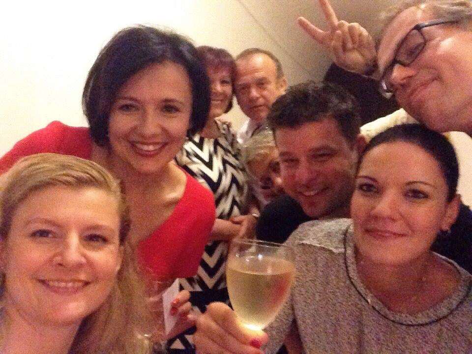 jenufka's tweet photo. ĽČ: A Midsummer Quartet premiere at @zdarns / After party with #lubicacekovska &amp; #pavelhaasquartet ❤️ @BarenreiterUK https://t.co/x8RjKUzhHl