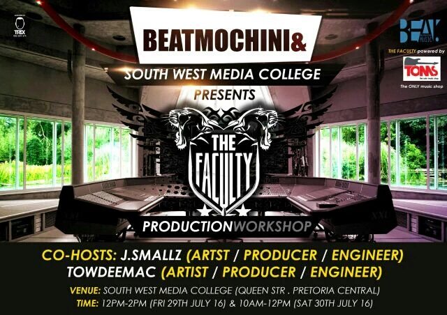 Siyanda_MC's tweet image. Calling All Aspiring Producers 
@beatmochini | @JSmallz | @towdeemac 

#ProductionWorkShop