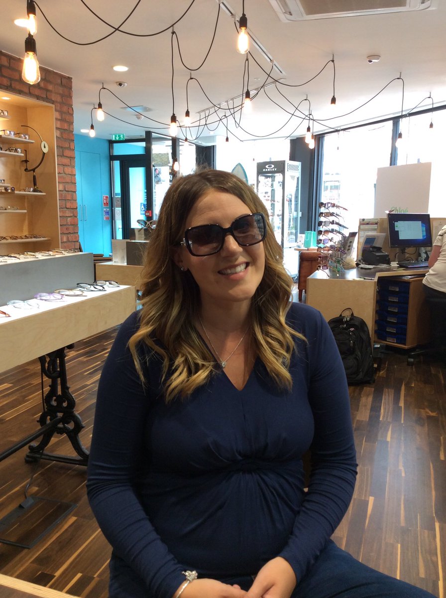 LinklaterWarren's tweet photo. Competition winner Abby collecting her prize of designer sunglasses. Well done! #minions #competition #fashionista https://t.co/GIqvPv2CJc