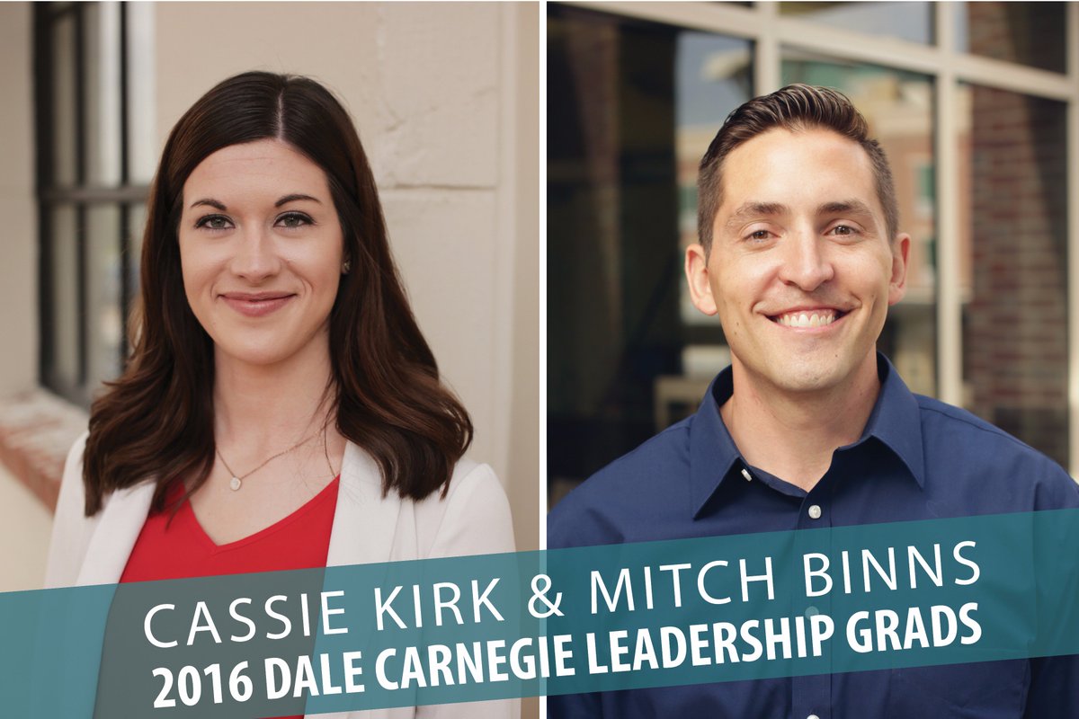McCownGordon's tweet photo. Cassie & Mitch are both recent @DaleCarnegie grads! Proud of our growing team of leaders #theycantstop #theywontstop https://t.co/wjHL7MZ9lu