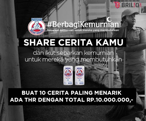 SHARE CERITA MENARIK KAMU DAN DAPATKAN THR DENGAN TOTAL 10 JUTA!!! #BerbagiKemurnian #THRBrilio