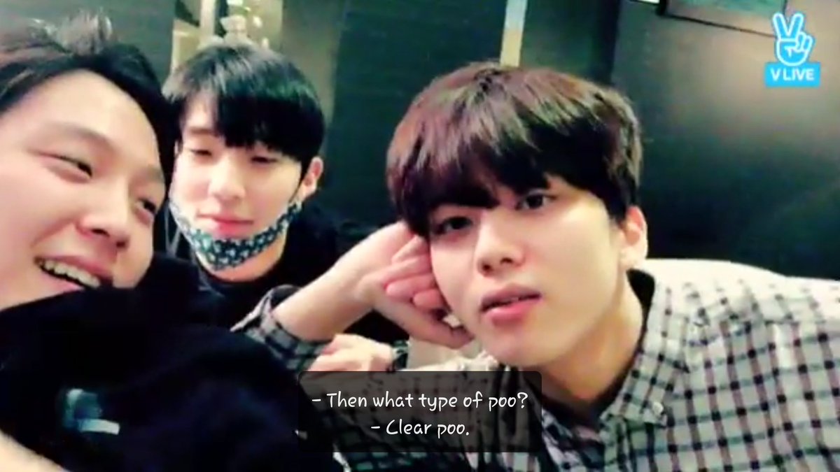 BlingerChan's tweet photo. Omg himjae talking about poos I'm crying https://t.co/cM6FqFmLGS