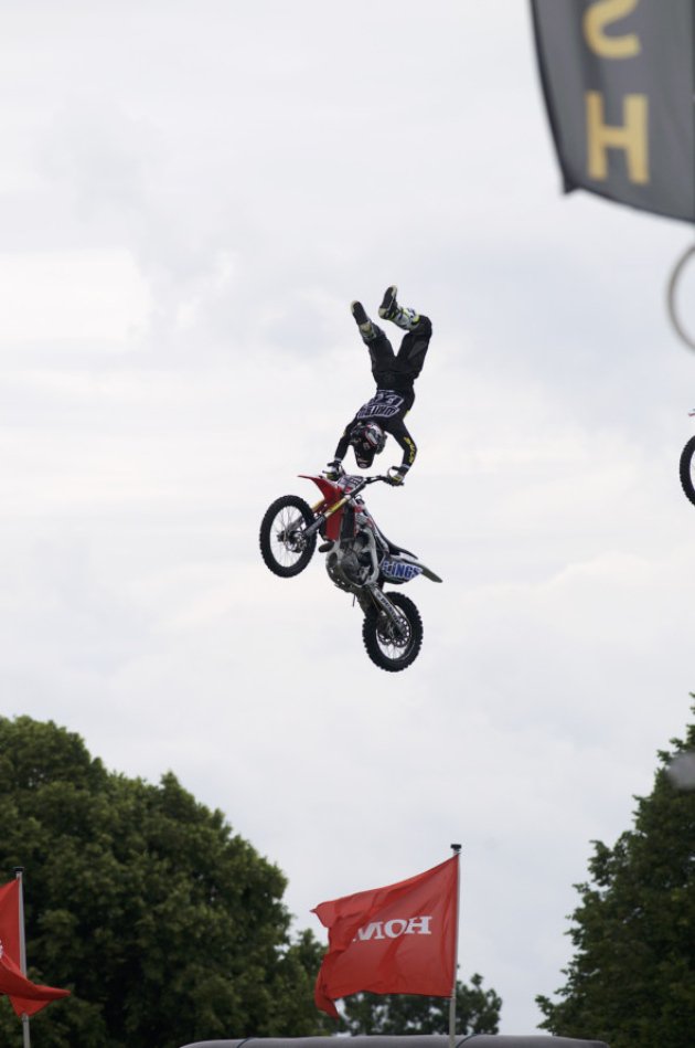The <a href="/BolddogFMX/">Bolddog FMX</a> display team in the Grand Ring earlier today #RoyalNorfolkShow