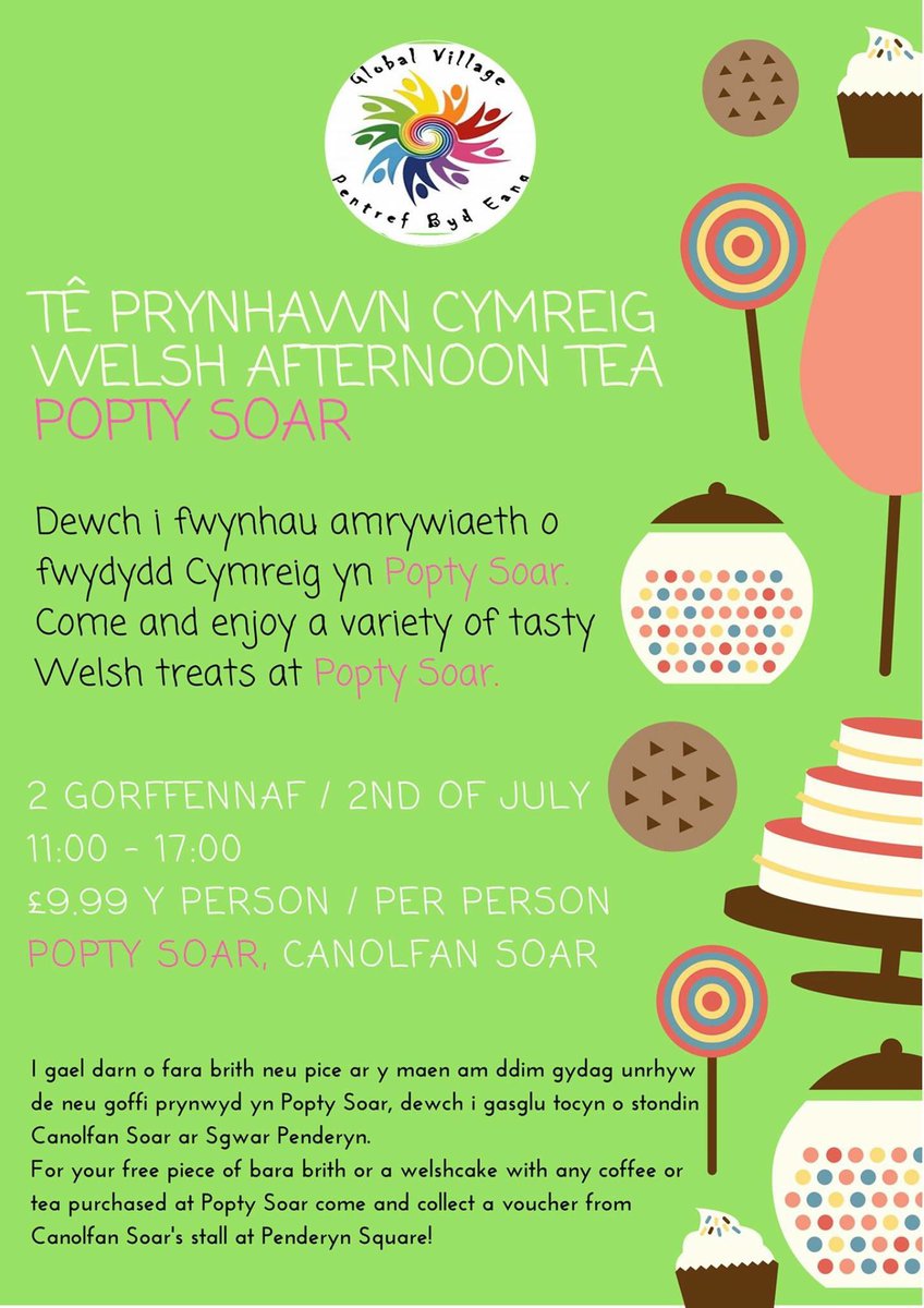 Here's what's on in #soar for #globalvillage THIS SATURDAY!  <a href="/WeLoveMerthyr/">We Love Merthyr</a>  <a href="/RedhouseCymru/">Redhouse Cymru</a> <a href="/PenderynSQ/">MERTHYR'S IRON HEART</a>