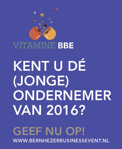 De organisatie van het BBE2016 roept alle inwoners en ondernemers in Bernheze op, om bedrijven voor te dragen!!