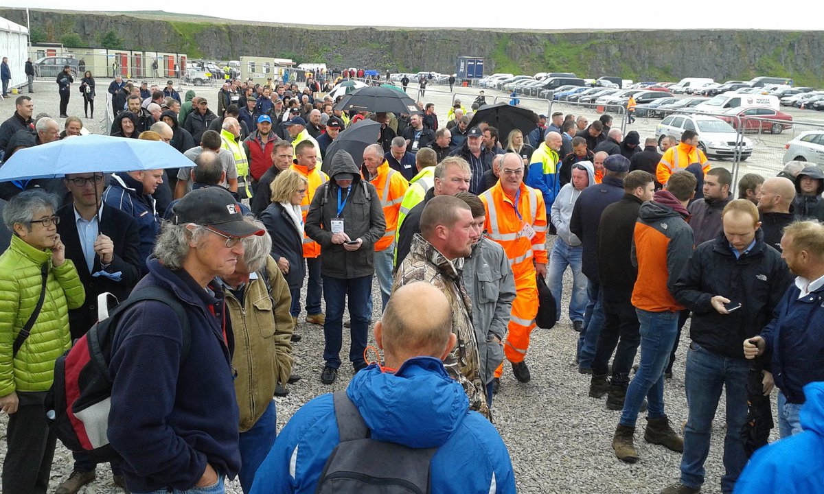 hillheadshow's tweet photo. Plenty of people are braving the rain at #Hillhead2016 today https://t.co/90iHlKuJQY
