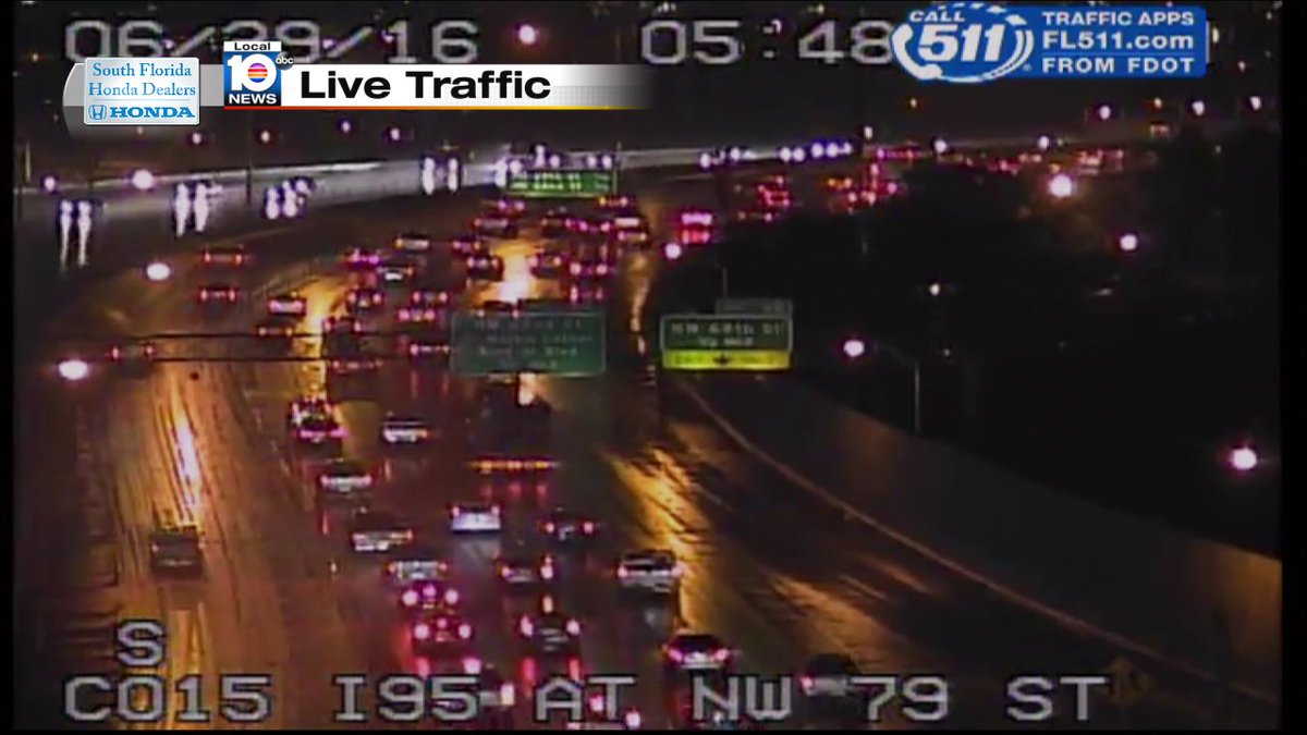 Earlier crash on I-95 SB and NW 79th St #TRAFFIC https://t.co/AK16PvtHVA