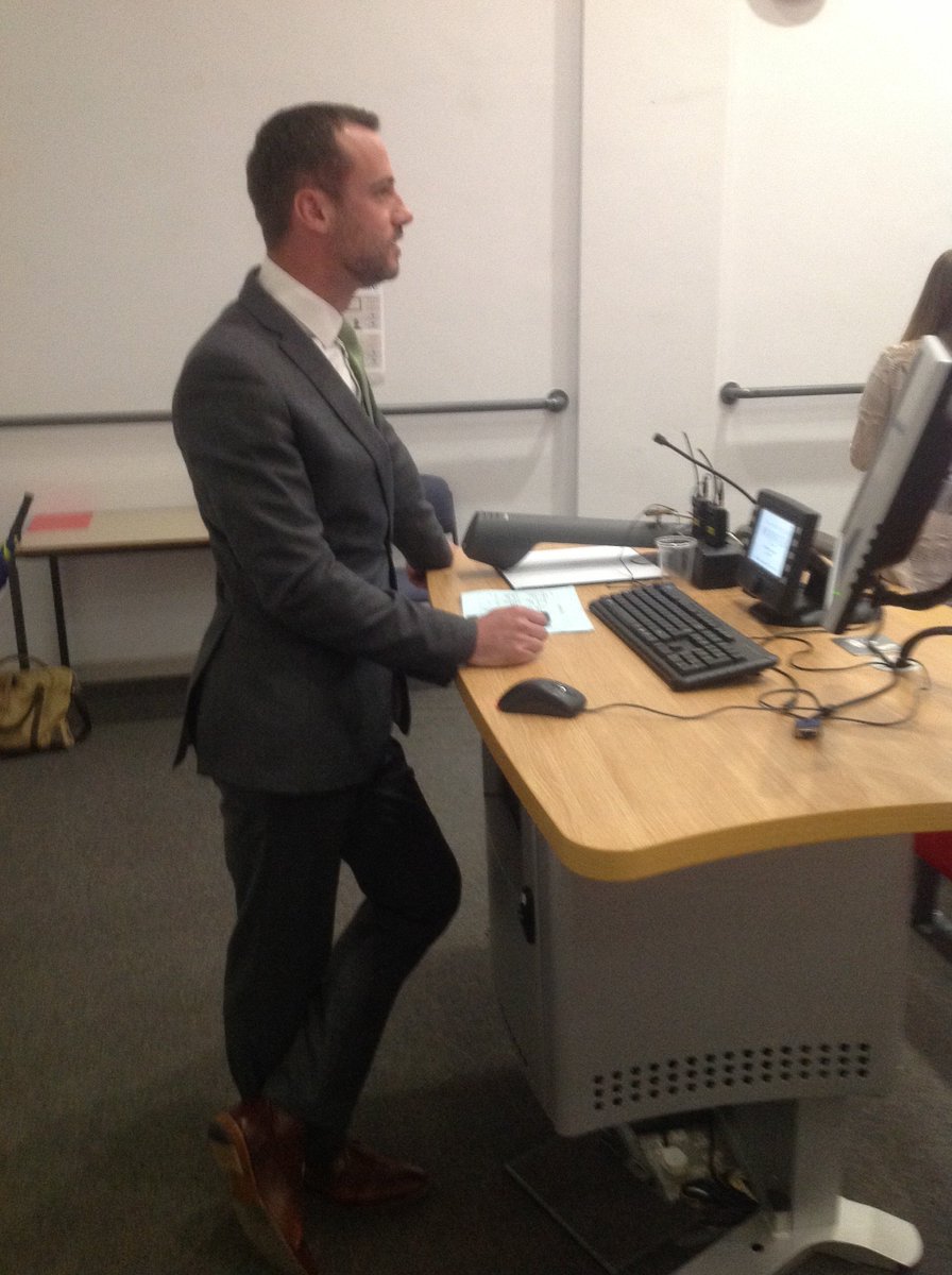 WarwickNQT's tweet photo. One headteacher being grilled by our NQTs-to-be https://t.co/8LlOEUWrIY