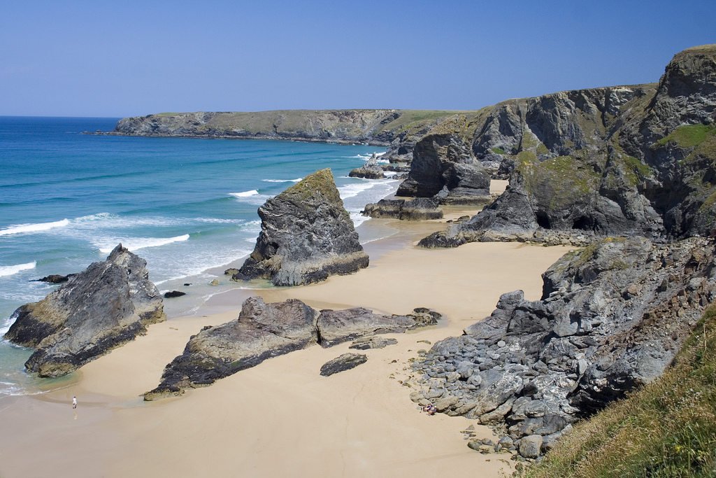 Bedruthan Steps, Cornwall, England