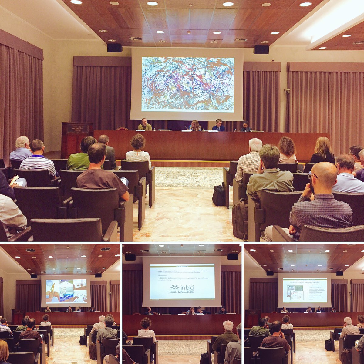 Come #Pollock, anche per #cicloturismo #laghi in #PiemonteLombardia il progetto si comunica spontaneamente in corsa.