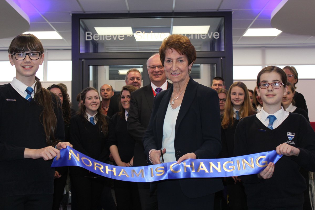 NTCouncilTeam's tweet photo. Fresh new learning facilities at @norhamhigh officially unveiled. https://t.co/wYRWHvZ8UB https://t.co/mhznBINj1Y