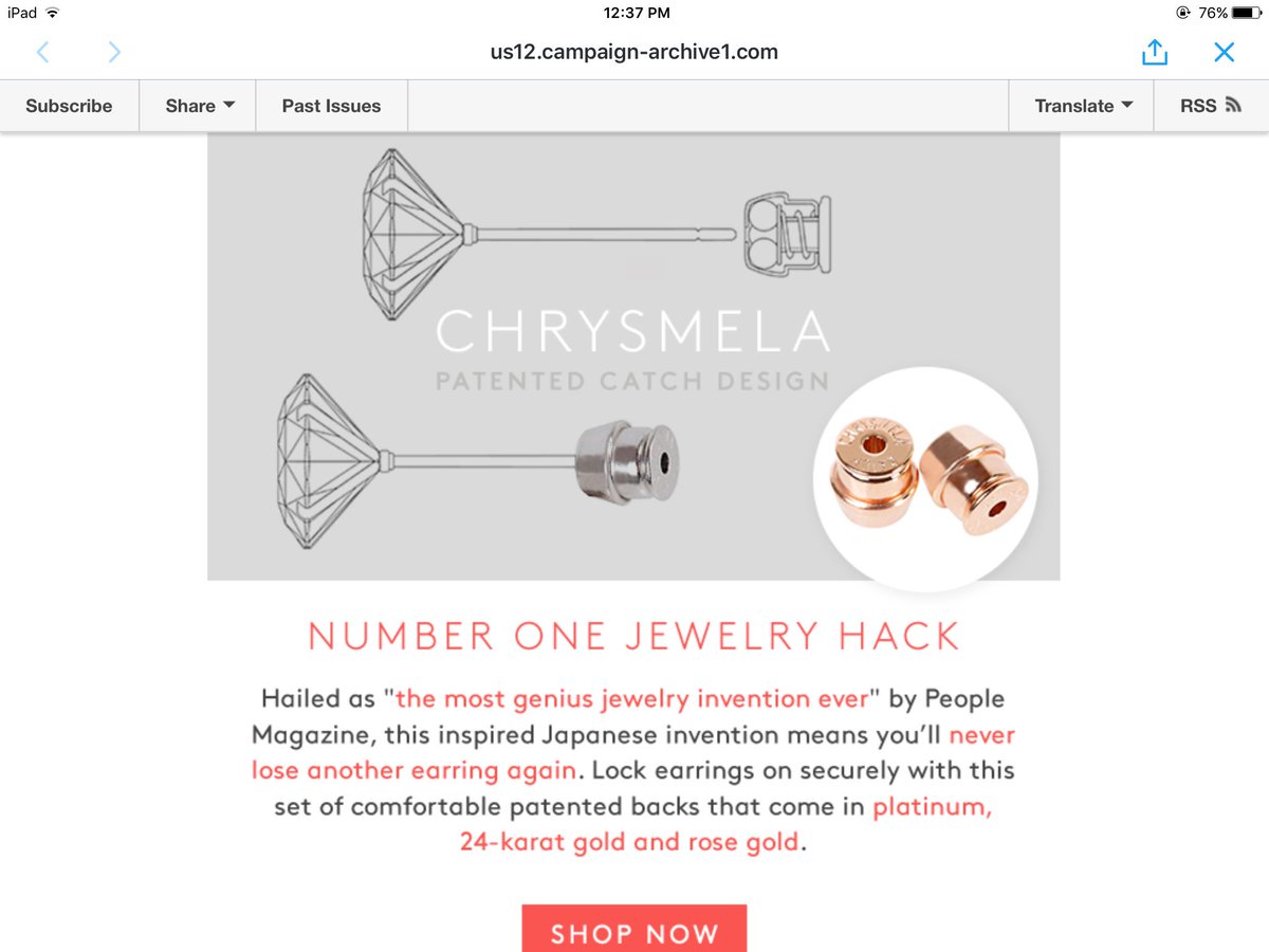 mayumigolf's tweet photo. No.1 #jewelryhack according to @AHAlife the shopping expert. #earrings https://t.co/NRUAUzgYoo