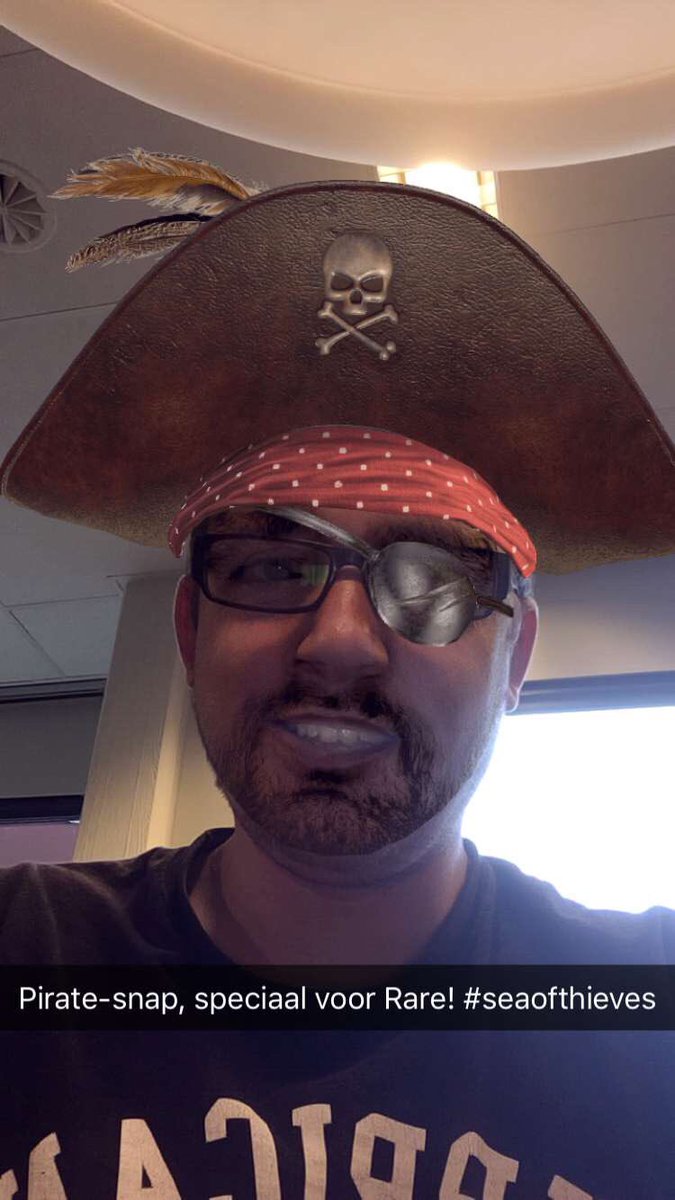 Rare Ltd On Twitter There S A Pirate Filter On Snapchat Today We Ve Already Been Trying It Out We Want To See Yours Seaofthieves