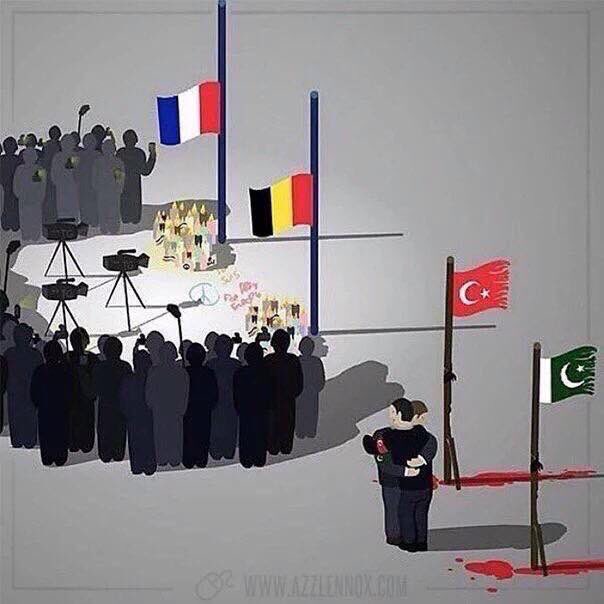 HORASDESIGN's tweet photo. Chi fa più notizia e chi meno...
#IstanbulAttack #PrayForTurkey https://t.co/pWCOee8b04